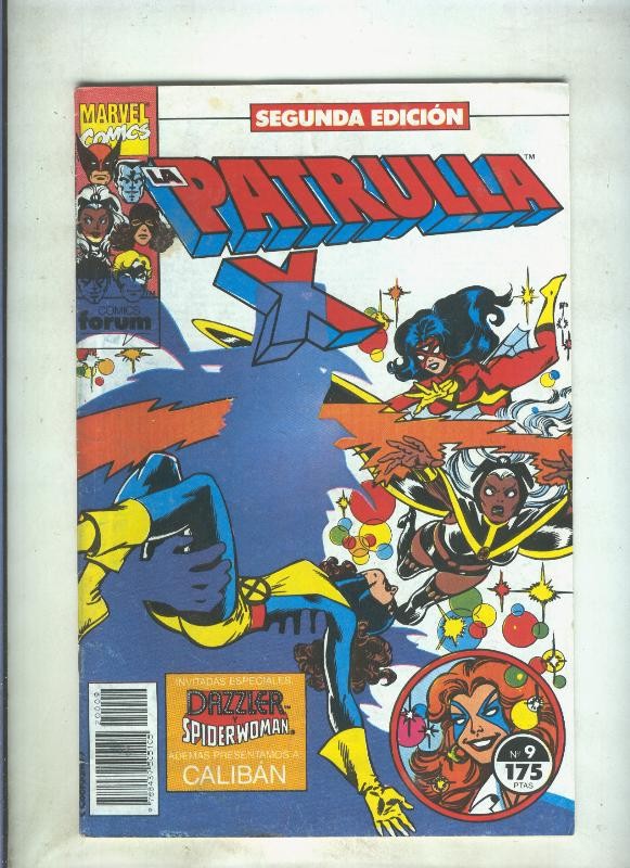 La Patrulla X volumen 1 segunda edicion numero 09 (numerado 1 en trasera)