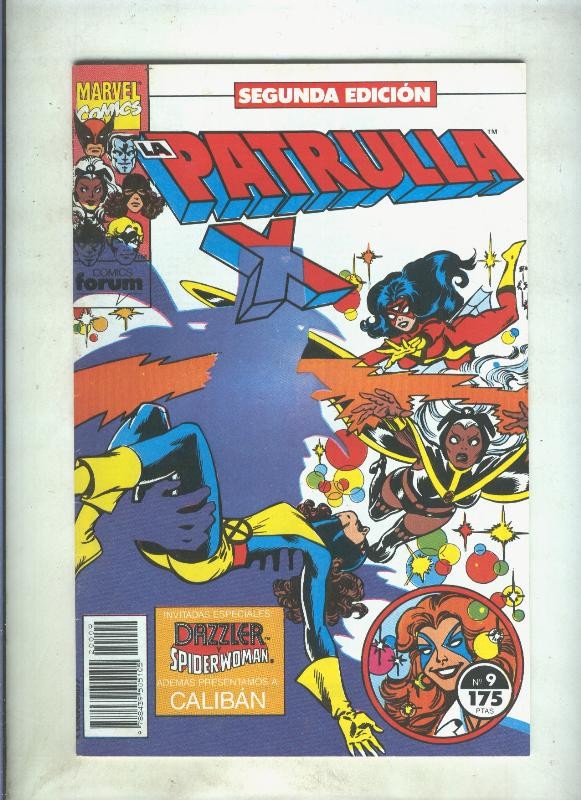 La Patrulla X volumen 1 segunda edicion numero 09 (numerado 2 en trasera)