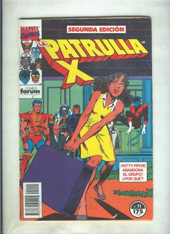 La Patrulla X volumen 1 segunda edicion numero 11 (numerado 1 en trasera)