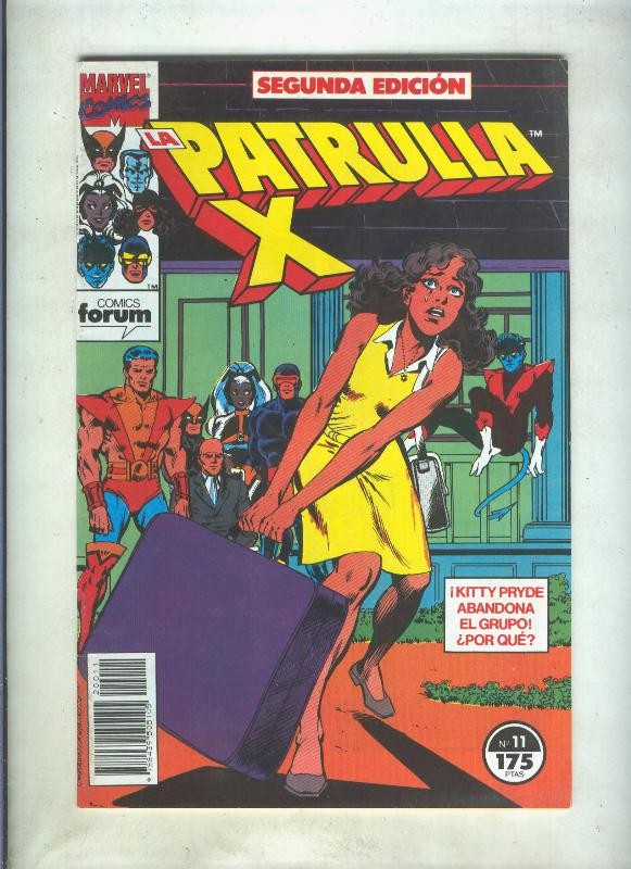 La Patrulla X volumen 1 segunda edicion numero 11 (numerado 2 en trasera)