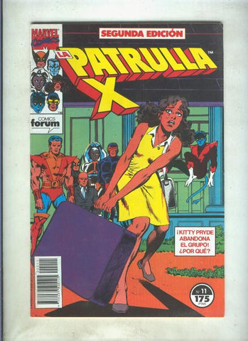 La Patrulla X volumen 1 segunda edicion numero 11 (numerado 2 en trasera)