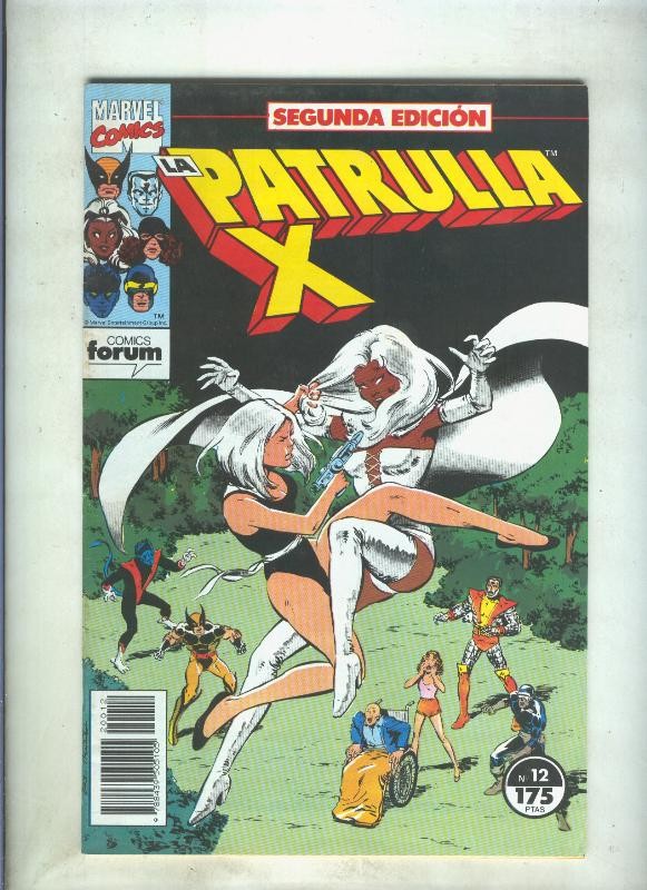 La Patrulla X volumen 1 segunda edicion numero 12 (numerado 2 en trasera)