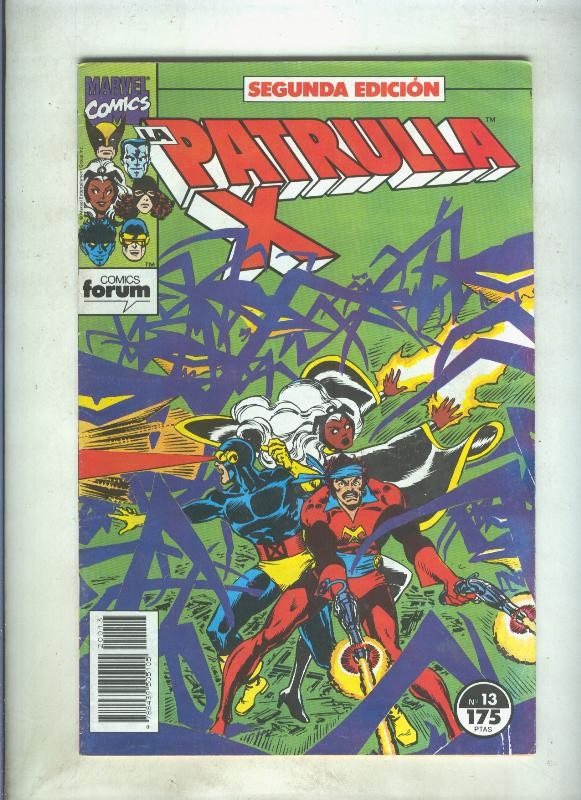 La Patrulla X volumen 1 segunda edicion numero 13 (numerado 1 en trasera)