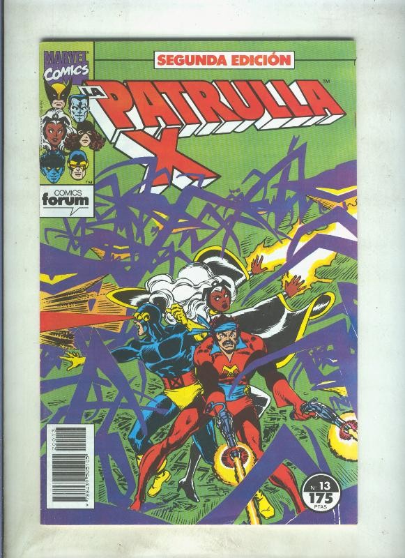 La Patrulla X volumen 1 segunda edicion numero 13 (numerado 2 en trasera)