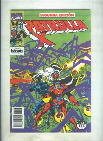 La Patrulla X volumen 1 segunda edicion numero 13 (numerado 2 en trasera)