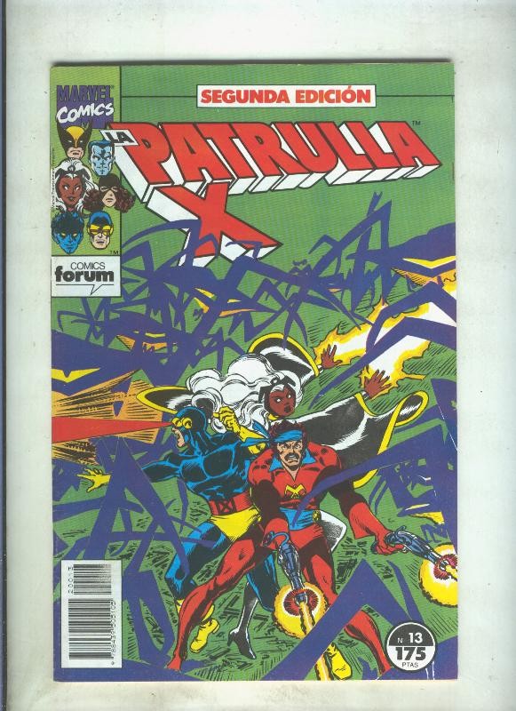 La Patrulla X volumen 1 segunda edicion numero 13 (numerado 3 en trasera)