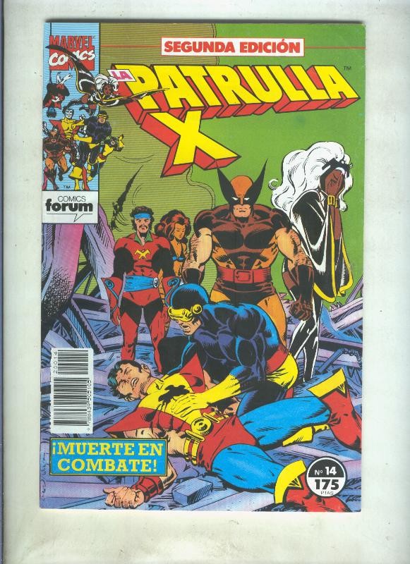 La Patrulla X volumen 1 segunda edicion numero 14 (numerado 2 en trasera)