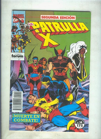 La Patrulla X volumen 1 segunda edicion numero 14 (numerado 3 en trasera)