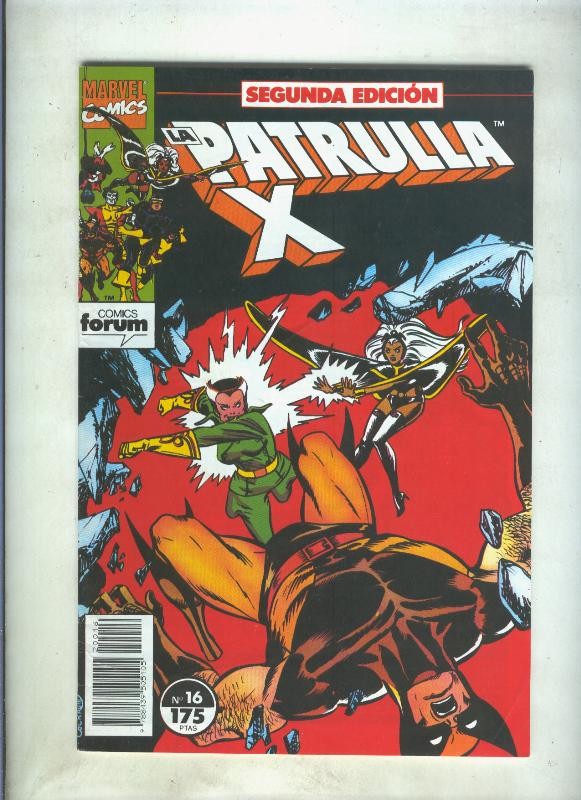La Patrulla X volumen 1 segunda edicion numero 16 (numerado 2 en trasera)