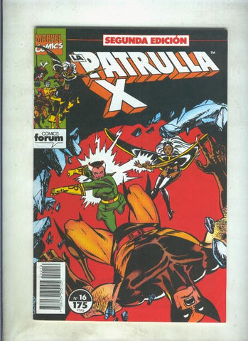 La Patrulla X volumen 1 segunda edicion numero 16 (numerado 2 en trasera)