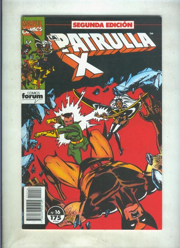 La Patrulla X volumen 1 segunda edicion numero 16 (numerado 3 en trasera)