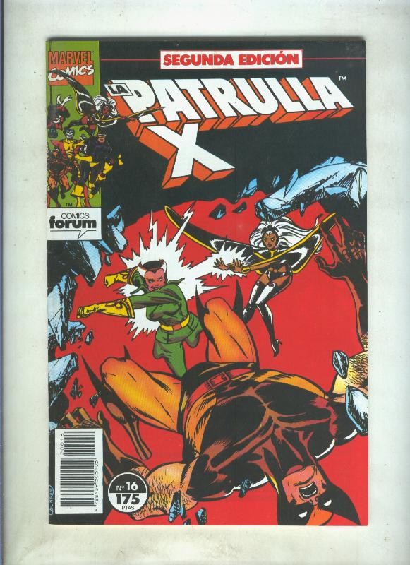 La Patrulla X volumen 1 segunda edicion numero 16 (numerado 4 en trasera)