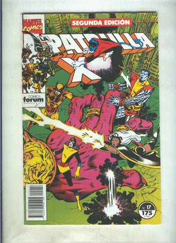 La Patrulla X volumen 1 segunda edicion numero 17 (numerado 1 en trasera)