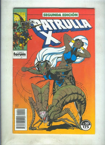 La Patrulla X volumen 1 segunda edicion numero 20 (numerado 1 en trasera)