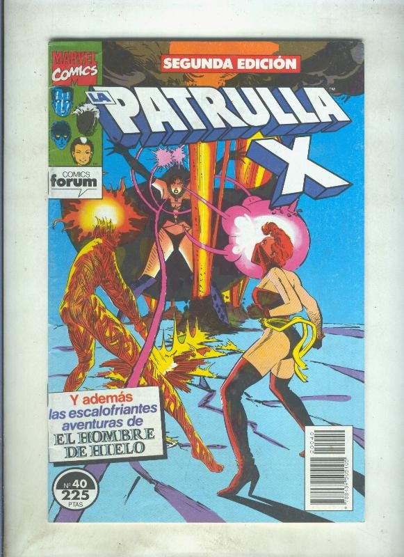 La Patrulla X volumen 1 segunda edicion numero 40 (numerado 2 en trasera)