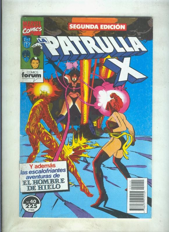 La Patrulla X volumen 1 segunda edicion numero 40 (numerado 1 en trasera)