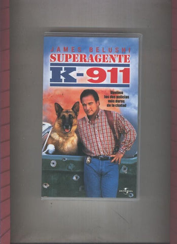 Video VHS: Superagente K-911 (James Belushi)