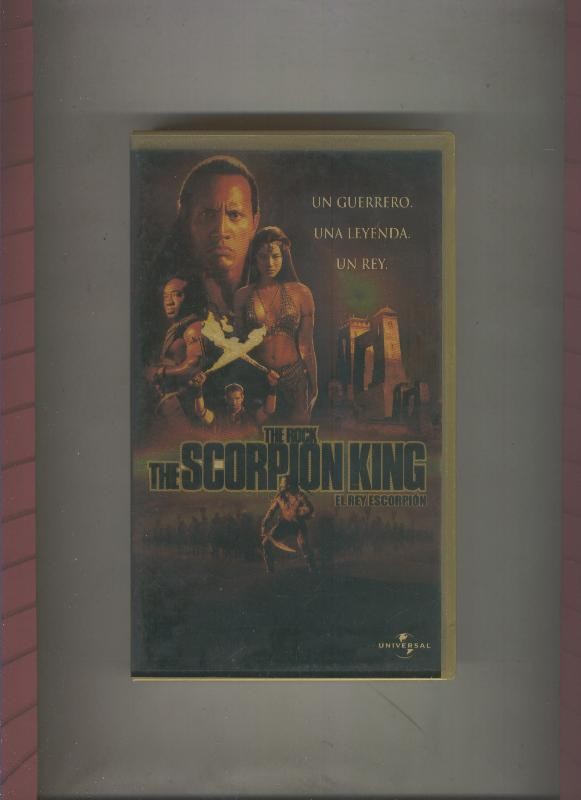 Video VHS: El rey Escorpion (The Rock)