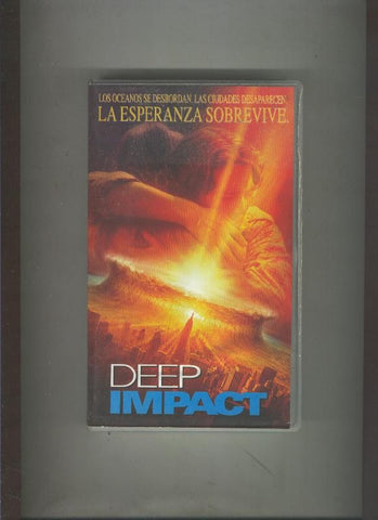 Video VHS: Deep Impact (Morgan Freeman-Vanesa Redgrave)