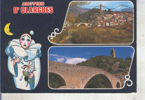 Postal 014742: Vistas de Olargues (Herault)