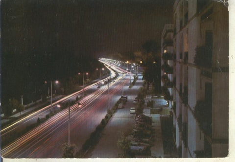 Postal 014772: Vista nocturna de la Avenida Alvaro Domeq de Jerez de la Frontera, Cadiz