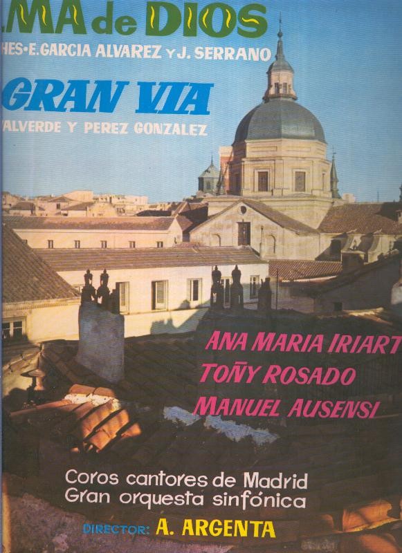 Disco LP: Alma de Dios y La Gran Via