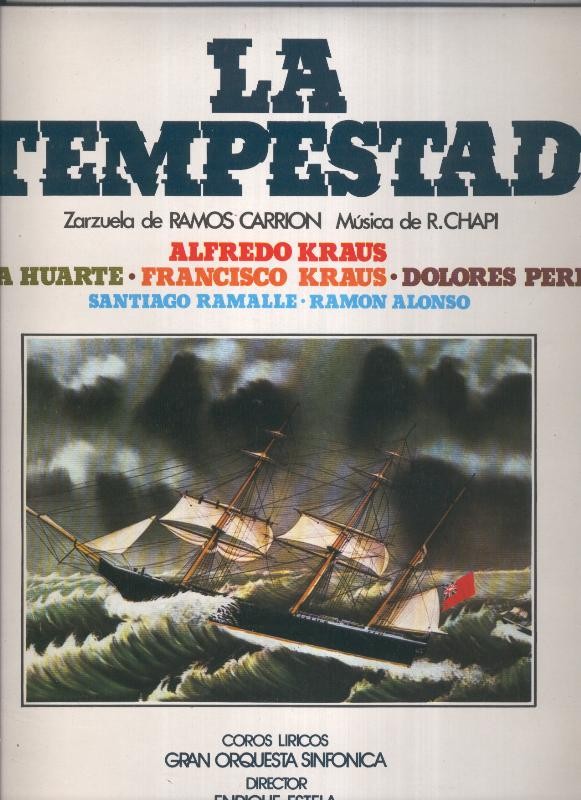 Disco LP: La tempestad de Ramos Carrion
