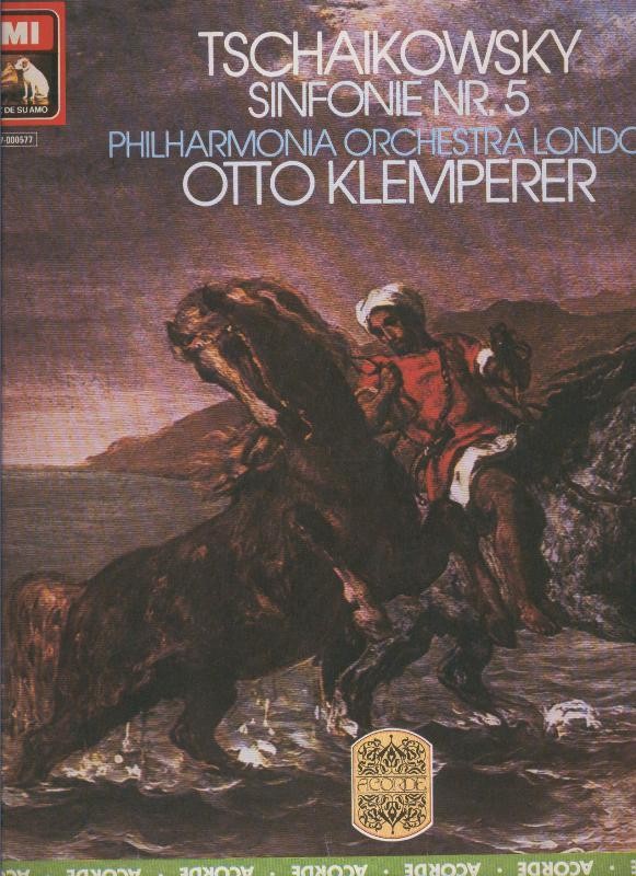 Disco LP: Tschaikowsky: sinfonie nr 5 orquesta filarmonica de Londres con Otto Klemperer
