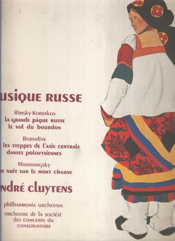 Disco LP: Concert de Musique Russe por Andre Cluytens