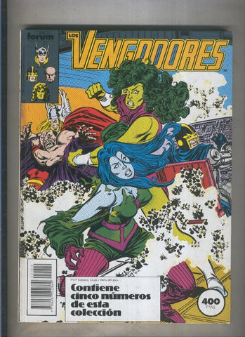 Los Vengadores volumen 1 retapado numeros 081 al 085 (numerado 2 en trasera)