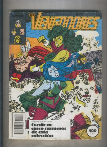 Los Vengadores volumen 1 retapado numeros 081 al 085 (numerado 1 en trasera)
