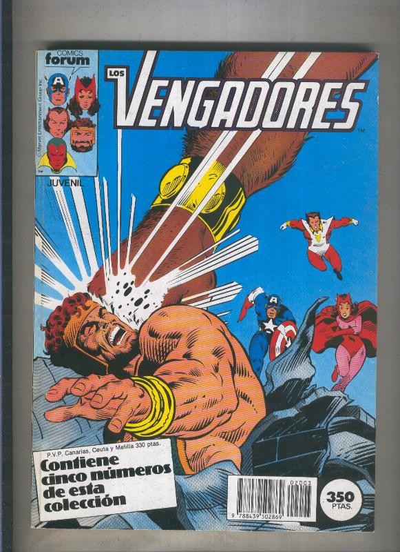 Los Vengadores volumen 1 retapado numeros 051 al 055 