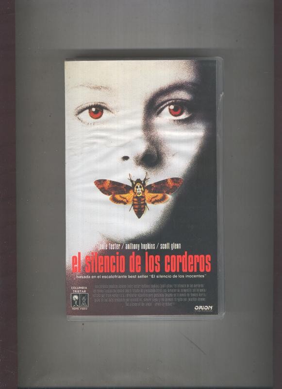 Video VHS: El silencio de los corderos (Jodie Foster)