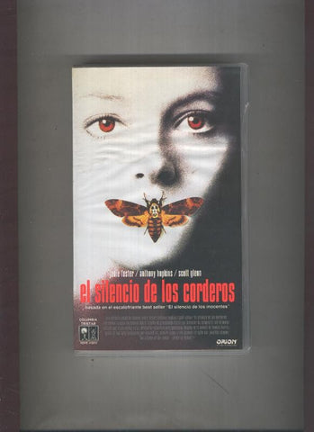 Video VHS: El silencio de los corderos (Jodie Foster)