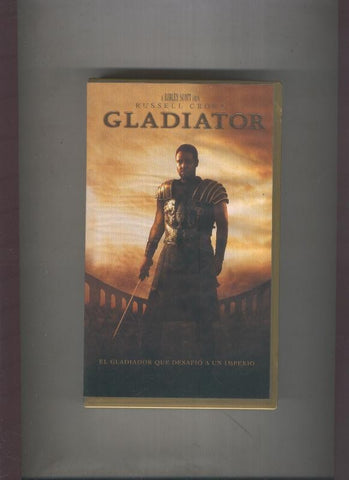 Video VHS: Gladiator (Russell Crowe)