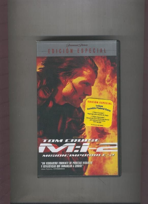 Video VHS: Mision imposible 2 (Tom Cruise)