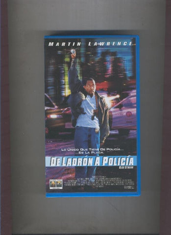 Video VHS: De ladron a policia (Martin Lawrence)