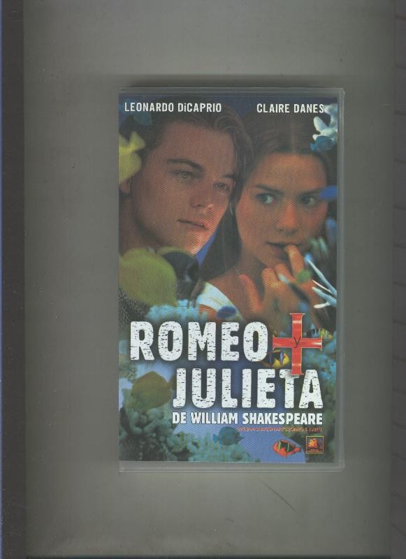 Video VHS: Romeo + Julieta (Leonardo DiCaprio-Claire Danes)