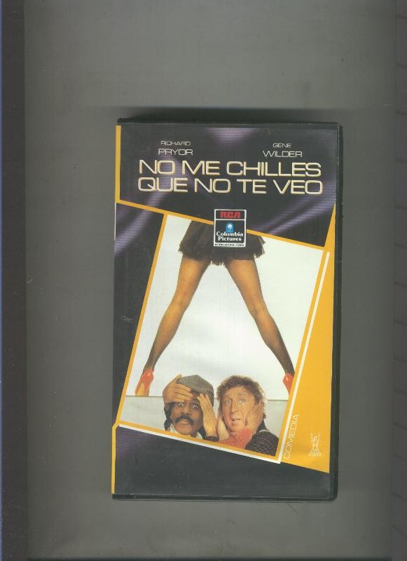 Video VHS: No me chilles que no te veo (Richard Pryor-Gene Wilder)