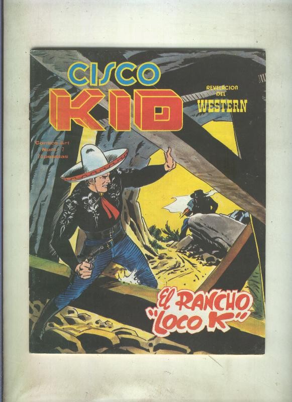 Cisco Kid numero 07 (numerado 3 en trasera)