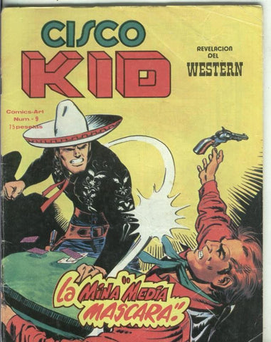 Cisco Kid numero 09 (numerado 1 en trasera)