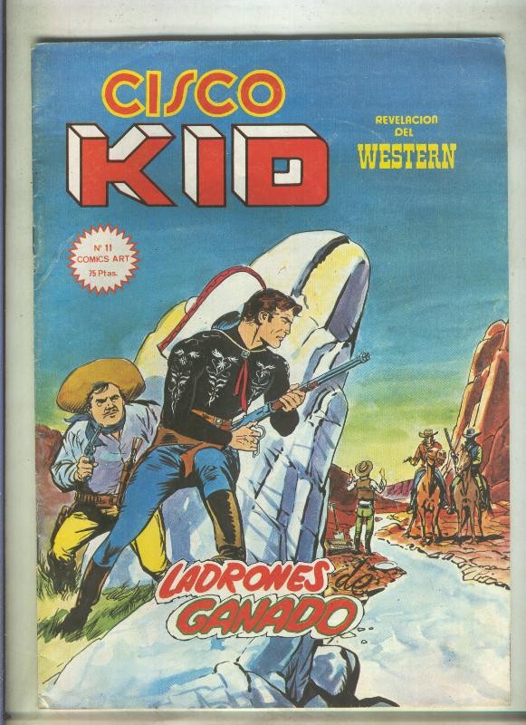 Cisco Kid numero 11 (numerado 1 en trasera)