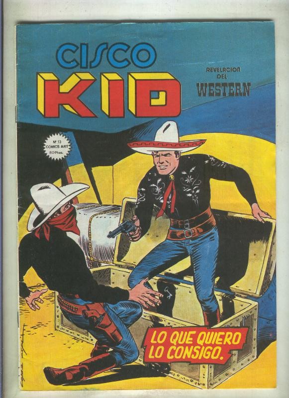 Cisco Kid numero 13 (numerado 1 en trasera)