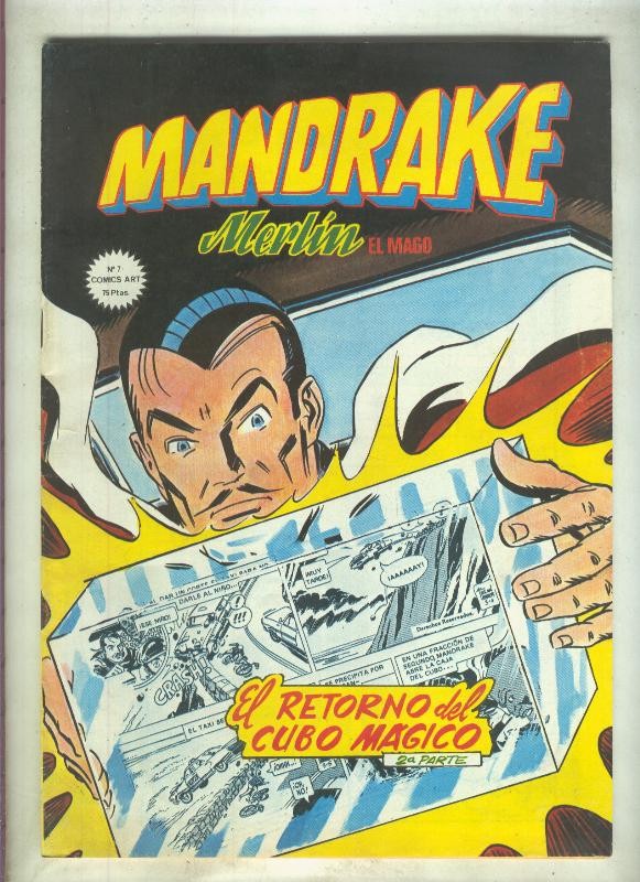 Mandrake el Mago numero 07 (numerado 1 en trasera)