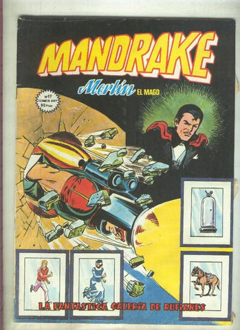 Mandrake el mago numero 17 (numerado 3 en trasera)