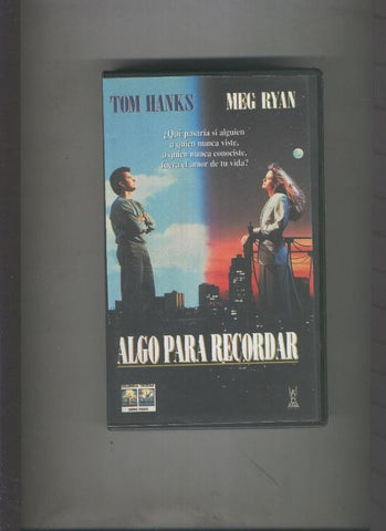 Video VHS: Algo para recordar (Tom Hanks-Meg Ryan)
