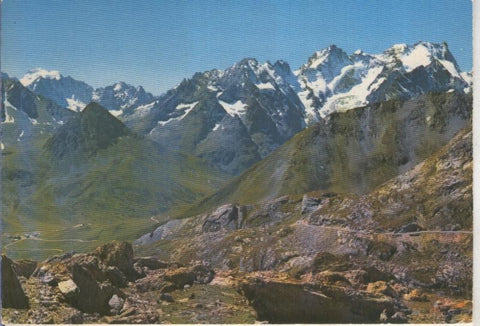 Postal 014776: Les Grands Cols en los Alpes