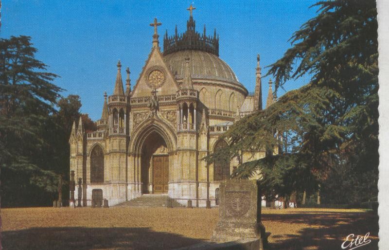 Postal 014798: Capilla royuala Saint Louis, Sepultura de la familia de Orlenas en Dreux, Francia