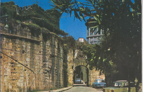 Postal 014800: Entrada a Fuenterrabia por las murallas