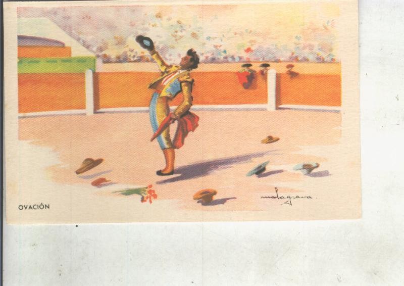 Postal 014827: artes del Toreo: Ovacion